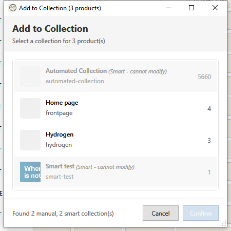 Collection Picker